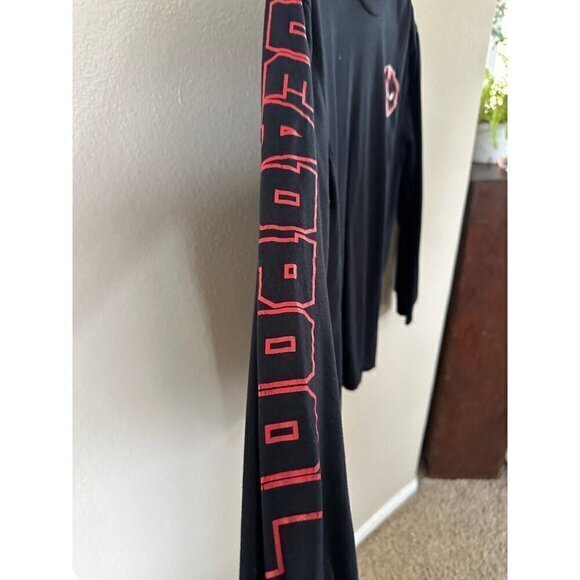 Marvel Deadpool Men's Black Long Sleeve Graphic Shirt, graphic tee, long sleeve‎ - Picture 3 of 6